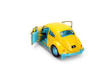 Jada "Transformers" Volkswagen Beetle Bumblebee Diecast Model Yellow with Metallic Blue Interior 37727