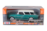 1955 Chevrolet Bel Air Nomad 1:24 Diecast Model Motormax 73248