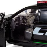 2022 Ford Explorer Police Interceptor Utility Unmarked Builder Kit 1:24 Diecast Model by MOTORMAX 76988 Grey Window Box