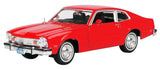 1974 Ford Maverick 1:24 Scale Diecast Replica Model by Motormax Forgotten Classics Series 79042 Red