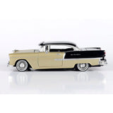 1955 Chevrolet Bel Air Low Rider Gold 1:24 Diecast Model Motormax Get Low Series 79031 Beige