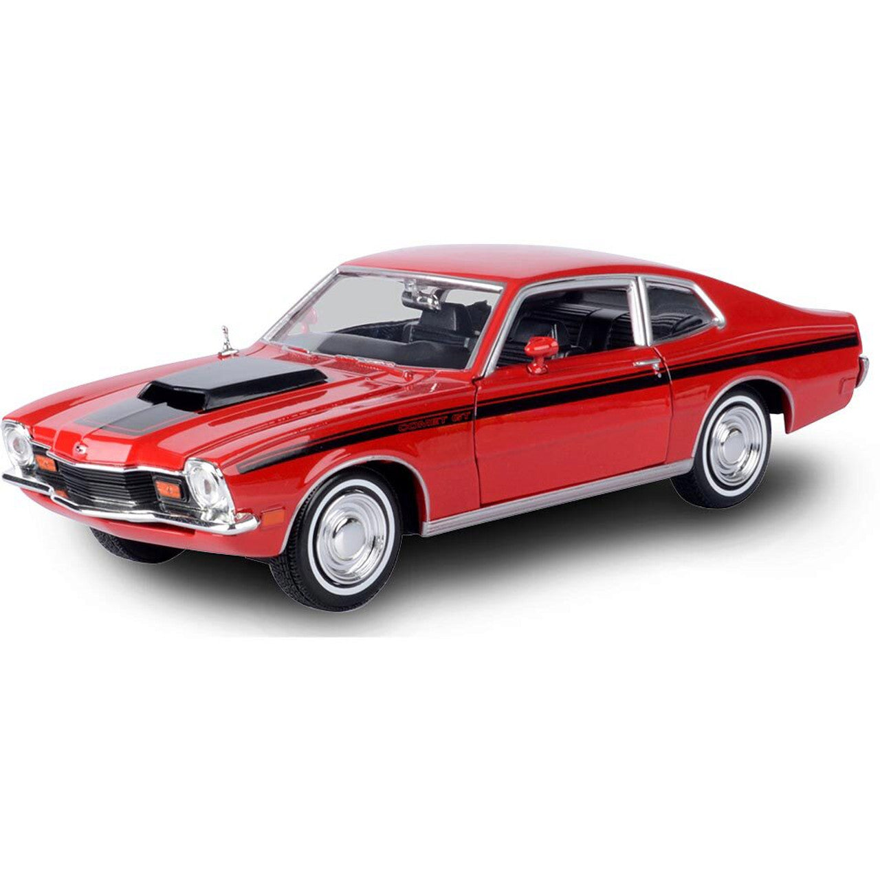 1971 MERCURY COMET GT RED 1/24 DIECAST Model CAR by Motormax