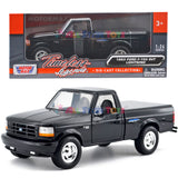 Motormax 1993 Ford F-150 SVT Lightning Pickup Truck 1/24 Diecast Model 79398 BLACK