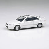 1/64 Scale 1999 Honda Civic Si LHD Diecast Model PARAGON PA-55624 WHITE