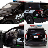 In Stock! 2022 Ford Explorer Police Interceptor Utility with Light Bar Ford Official Promo Version 1/24 Diecast Model Car All Star Toys Exclusive 76992