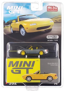 Mini GT Mazda Miata MX-5 (NA) Classic Sunburst Yellow MGT00392 CHASE 1/64 #392 First Generation