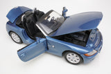 Motormax 1/18 Scale BMW Z4 Convertible Diecast Model Blue 73144