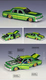 Maisto Design 1987 Chevrolet Caprice Lowrider Green with Body Graphics 1/26 Diecast Model 31044