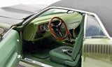 1970 Plymouth AAR Cuda Green with Vinyl Top 1:18 Scale Diecast Model by ACME A1806140VT