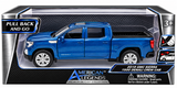 Motormax 2019 GMC Sierra 1500 Denali Crew Cab 1/43 Diecast Model Blue/Black 73682