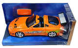 Jada 1/24 Fast & Furious Brian's Toyota Supra Diecast Model Car Orange 97168