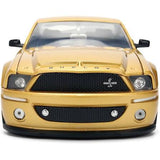 1:24 Jada 2008 Ford Shelby GT-500KR Bigtime Muscle Gold and Black 36462