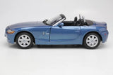 Motormax 1/18 Scale BMW Z4 Convertible Diecast Model Blue 73144