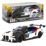 Motormax GT Racing 2026 BMW M4 GT3 1/24 Diecast Model Car Grey 73912
