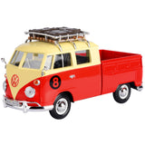 Volkswagen Type 2 (T1) Pickup Baller #8 1:24 Scale Diecast Model Toy Car by Motormax 79582