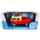 Volkswagen Type 2 (T1) Pickup Baller #8 1:24 Scale Diecast Model Toy Car by Motormax 79582