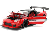1:24 Jada 2002 Honda NSX-R (Japan Spec) JDM Tuners Diecast Car Model Red and Black 35958