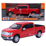 2019 Ford F-150 Lariat Crew Cab Pickup Truck 1:27 by MotorMax 79363 RED
