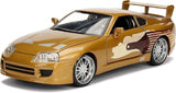 1/24 "Fast and Furious" Slap Jack's Toyota Supra Gold with Geometric Pattern Diecast Model by Jada 99540