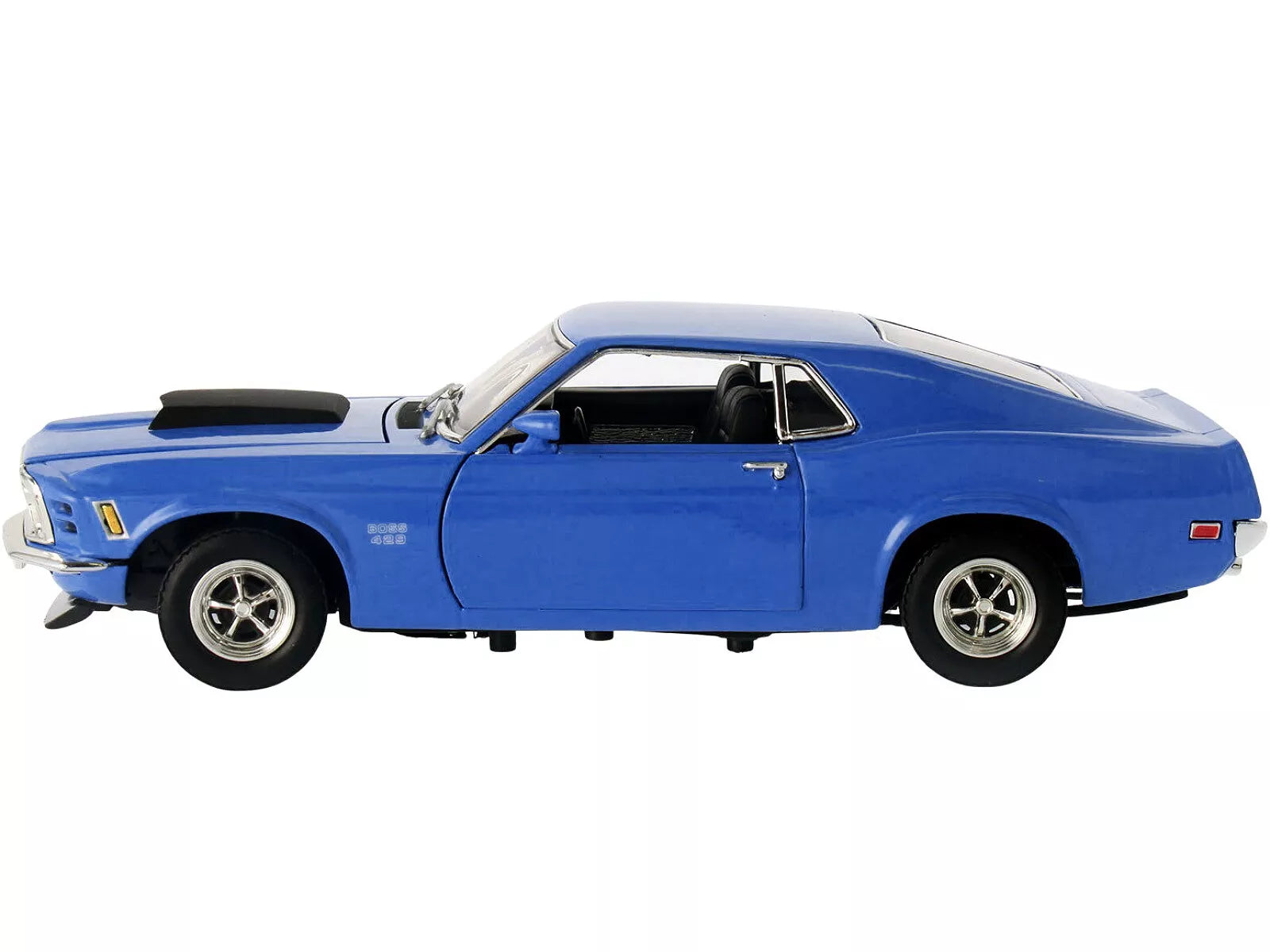 1970 Ford Mustang Boss 429 Blue 1/18 Diecast Car Model Motormax