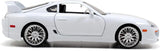 1/24 Fast and Furious Brian's Toyota Supra White Diecast Model by Jada 97375