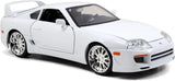 1/24 Fast and Furious Brian's Toyota Supra White Diecast Model by Jada 97375