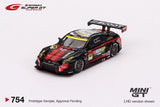 Mini GT Nissan GT-R NISMO GT3 #360 "Runup Rivaux GT-R" Tomei Sports 2023 Super GT Series Diecast Car Model 1/64 Scale MGT00754-L