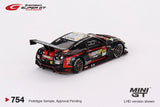 Mini GT Nissan GT-R NISMO GT3 #360 "Runup Rivaux GT-R" Tomei Sports 2023 Super GT Series Diecast Car Model 1/64 Scale MGT00754-L