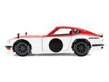 1:24 1972 Datsun 240Z JDM Tuners Diecast Model by Jada Red and White 38201