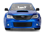 1:24 2012 Subaru Impreza WRX STI Diecast Model Metallic Blue JDM Tuners by Jada 38057
