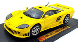 Saleen S7 1/18 Diecast Car Model Motormax 73117 Yellow