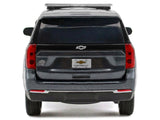 2025 Chevy Tahoe PPV (Police Pursuit Vehicle) Official Promo Version 1/24 Diecast Model Car Motormax Grey 76642