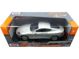 Aston Martin DB9 Coupe 1:24 Diecast Model Car MotorMax 73321 Silver