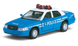 KINSMART FORD CROWN VICTORIA POLICE INTERCEPTOR BLUE KT5342A