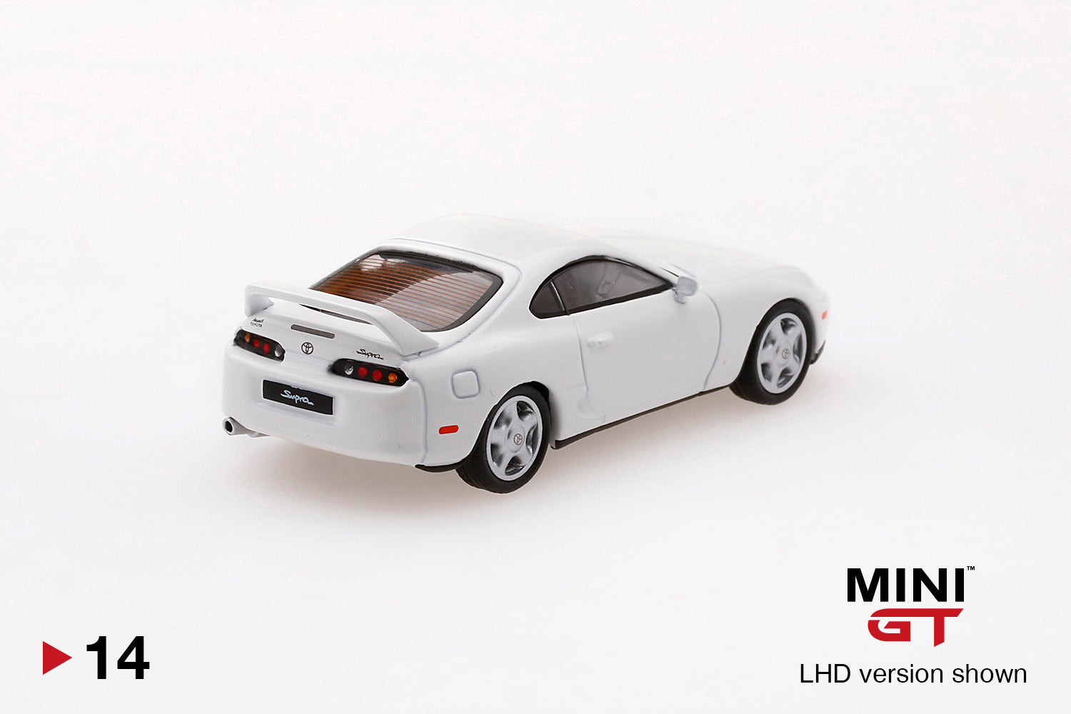 TSM 1:64 MINI GT Toyota Supra JZA80 Diecast Model Car Super White