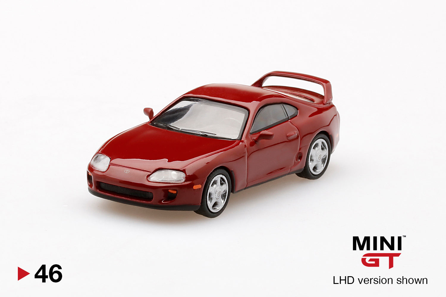 TSM 1:64 MINI GT Toyota Supra JZA80 Diecast Model Car Red MGT00046