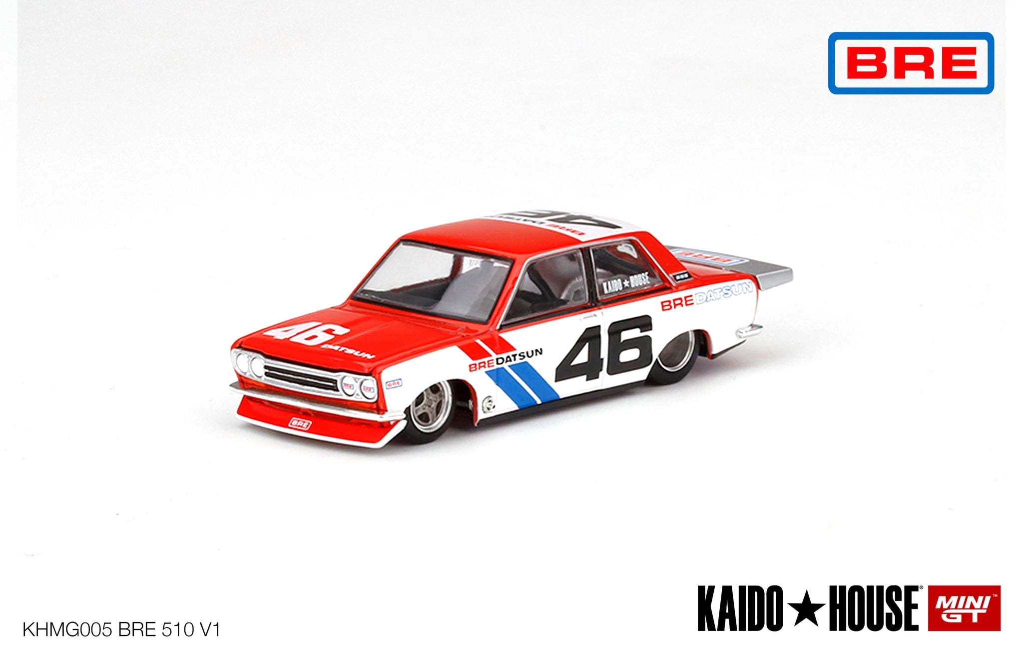 TSM Mini GT Kaido House 1:64 Datsun 510 Pro Street BRE #46 Version 