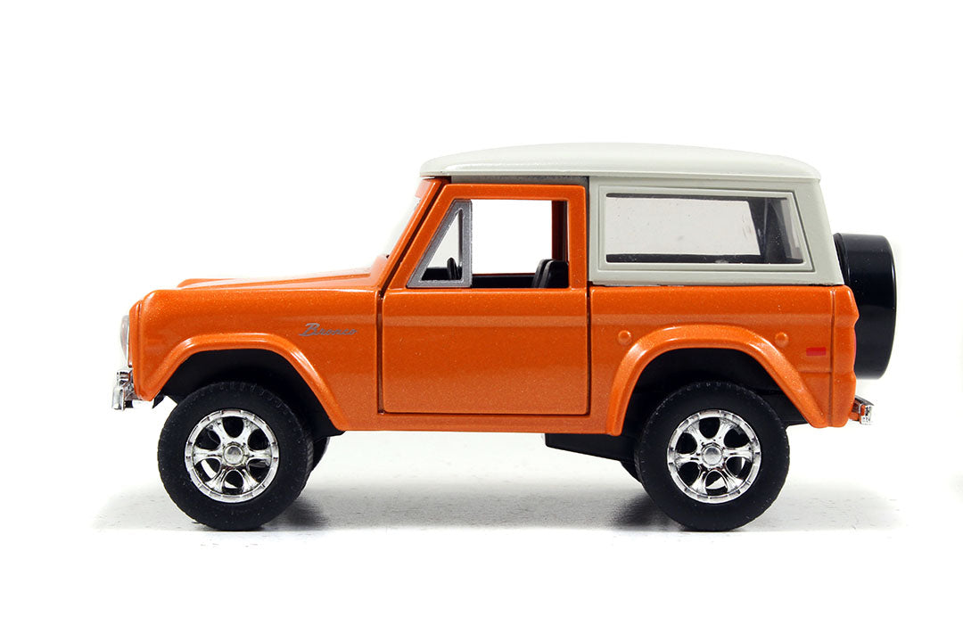 Jada 1:32 1973 Ford Bronco Truck Black/Blue/Orange 97051 – All