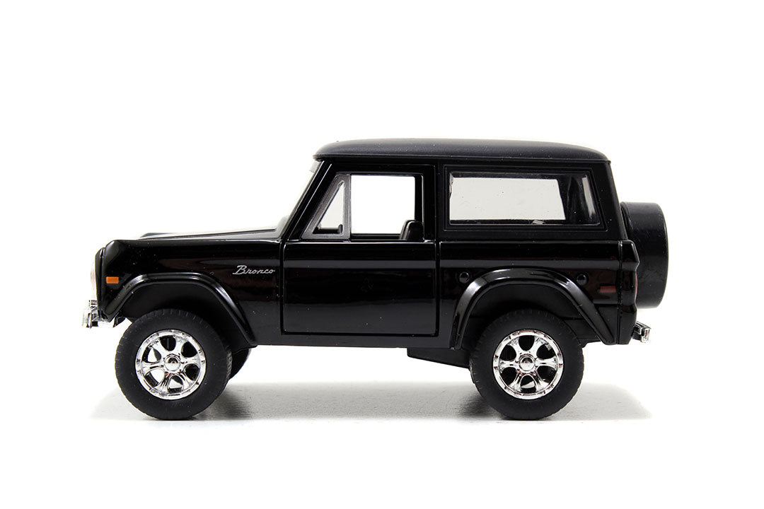 Jada 1:32 1973 Ford Bronco Truck Black/Blue/Orange 97051 – All