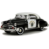 1950 Chevy Bel Air California Highway Patrol CHP Police Car 1:18 Scale Diecast Model Motormax 73111