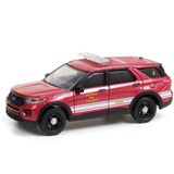 Greenlight 30257 1:64 Scale Hot Pursuit 2020 Police Interceptor Utility Detroit Fire Department (Hobby Exclusive) Diecast Model Car All Star Toys