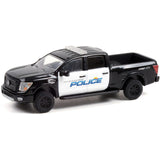 Greenlight 1:64 Hot Pursuit Series 39 - 2018 Nissan Titan XD Pro-4X - City of Oceanside, California Police Pickup Truck 42970-E
