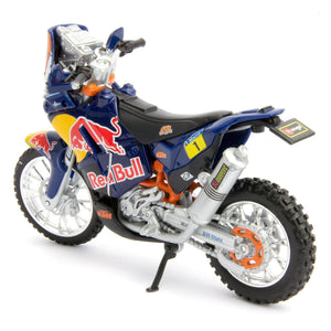 BBURAGO 18-51071 RED BULL KTM RACING 450 RALLY BIKE #1 1:18 SCALE DAKAR RALLY BLUE NIB