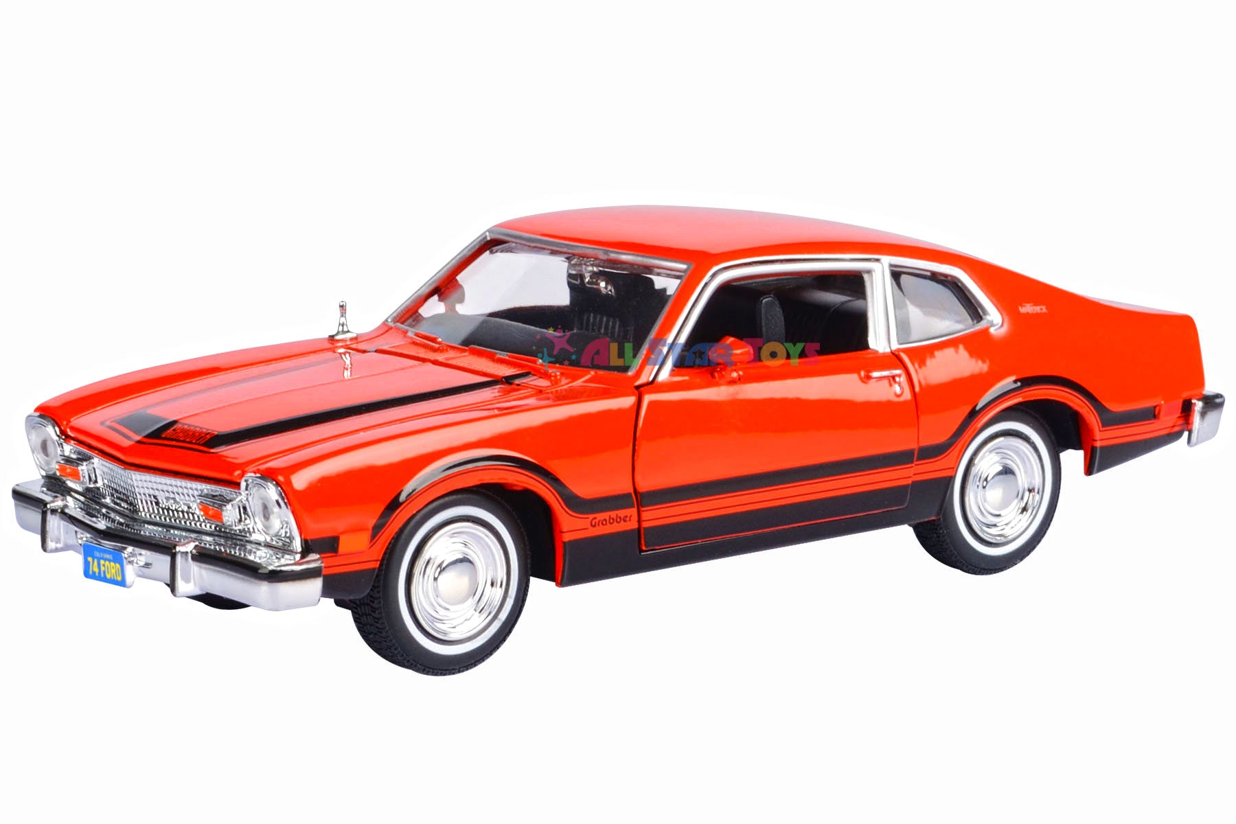1974 Ford Maverick Grabber Orange 1/24 DIECAST Model CAR by