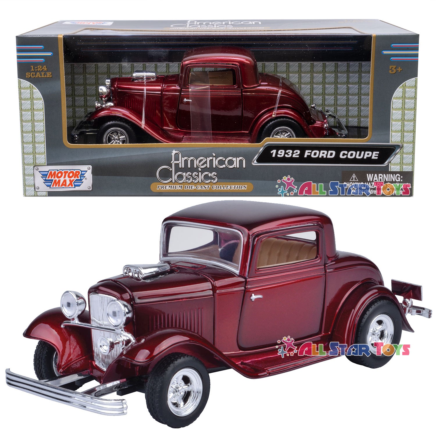 1932 Ford Coupe MotorMax 73251 – All Star Toys
