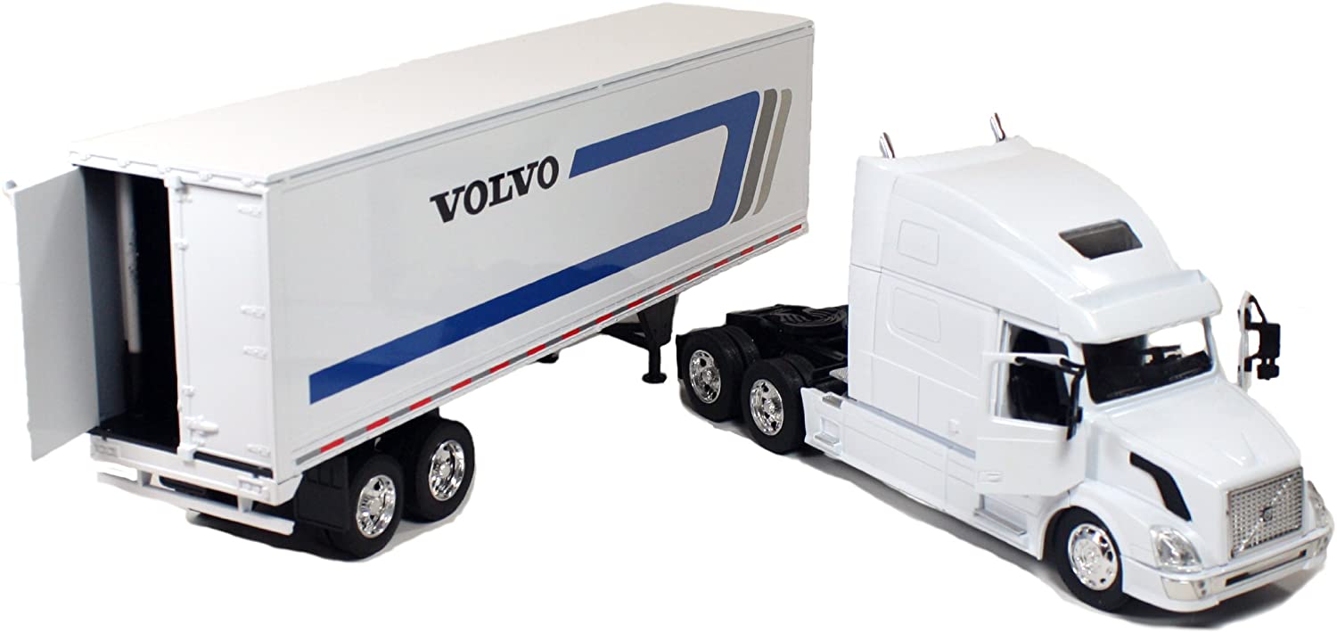 Newray Volvo Tractor and Trailer VN-780 1/32 Scale Pre-Built Model Sem –  All Star Toys