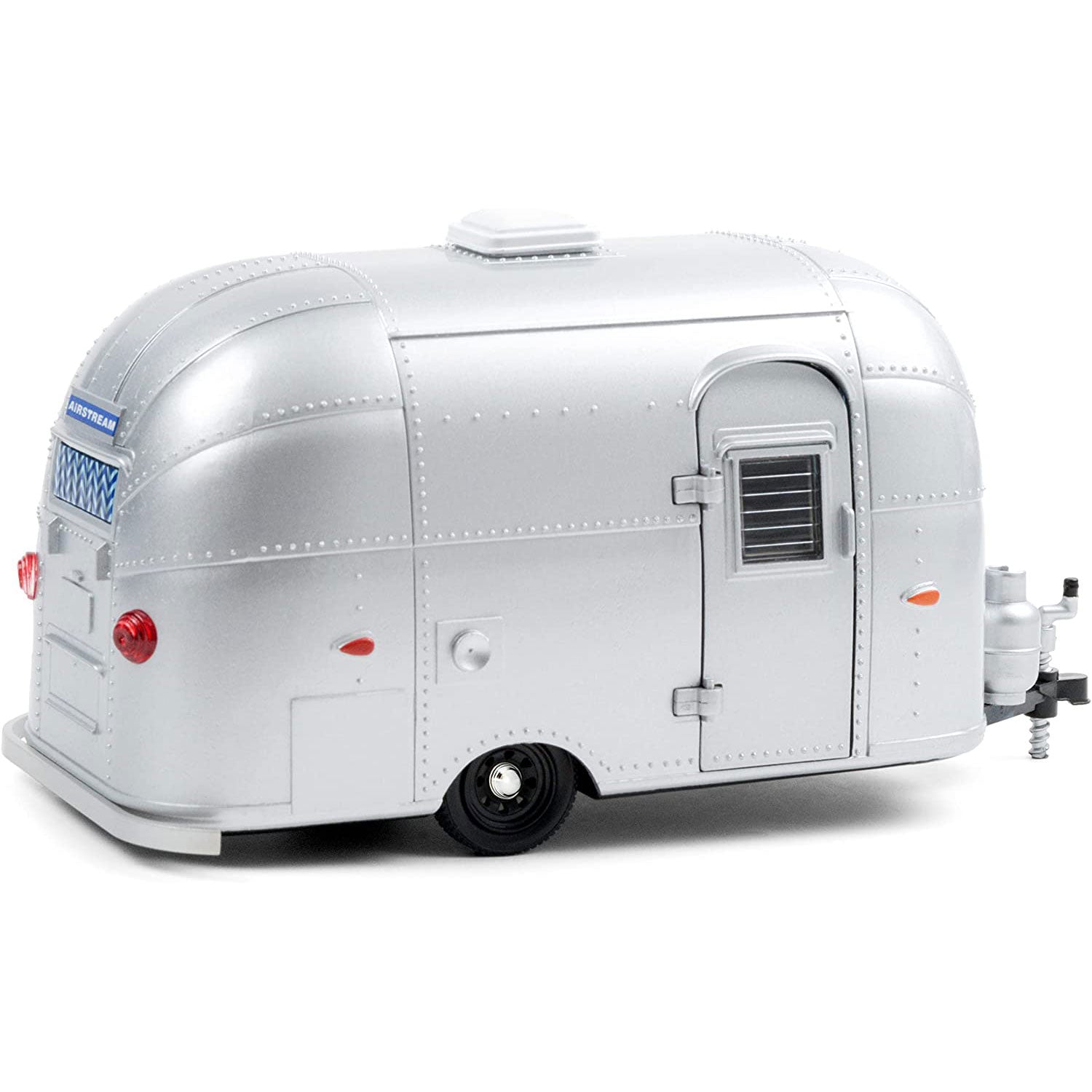 Greenlight 1:24 Airstream Bambi Sport 16' Camper RV Trailer Silver