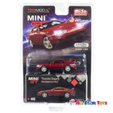 TSM 1:64 MINI GT Toyota Supra JZA80 Diecast Model Car Red MGT00046