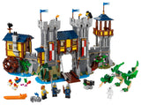 LEGO® Creator 3in1 Medieval Castle 31120 Building Kit; Castle with Moat and Drawbridge, Plus 3 Minifigures (1,426 Pieces)