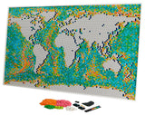LEGO® Art World Map 31203 Building Kit; Meaningful, Collectible Wall Art for DIY and Map Enthusiasts (11,695 Pieces)